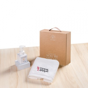 퓨어센스 포근한 국내생산 순면 고급수건 150, 170g + 라라시트러스향 핸드워시 250ml 선물세트