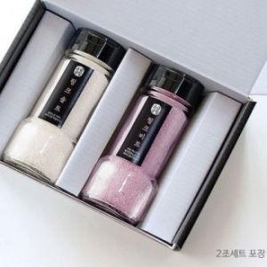 핑크소금2조세트 소금선물세트