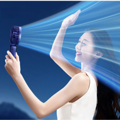 (지엠)5단계 급속냉각 쿨링 아이스 휴대용 선풍기 미니 선풍기