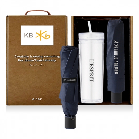 레스쁘리 고급 보틀세트 E (베이직 아이스 텀블러 500ml + 아놀드파마우산) #3