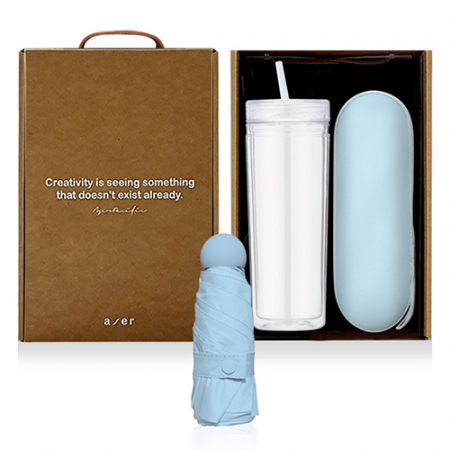 레스쁘리 고급 보틀세트 D (베이직 아이스 텀블러 500ml + 마카롱우산) #2