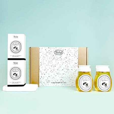 해다음 프리미엄 튜브 사양꿀 선물패키지 2종세트 250g+250g #2