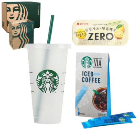스타벅스 리유저블컵 벤티 아이스커피 제로레몬캔디 기프트박스 기프트로고세트 #2