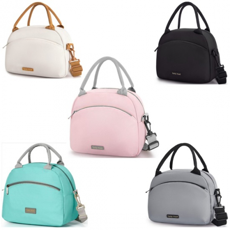 프리미엄 모던 숄더 도시락 가방, 옥스포드 보온보냉백 #2