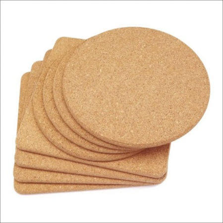 에코 코르크 컵받침, 콜크 칼라 컵받침, 원목 컵받침 #6