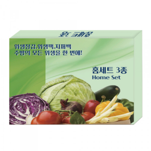 주방 홈세트 3종세트(위생백,지퍼백,위생장갑)