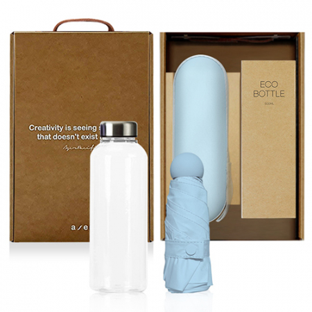 레스쁘리 고급 보틀세트 O (밀크보틀 스텐 530ml +마카롱우산) #2