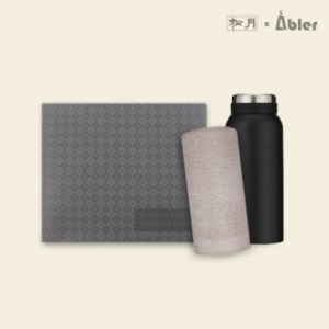 송월 뉴컬러 무지 타올 + 에이블 텀블러 세트 B-1