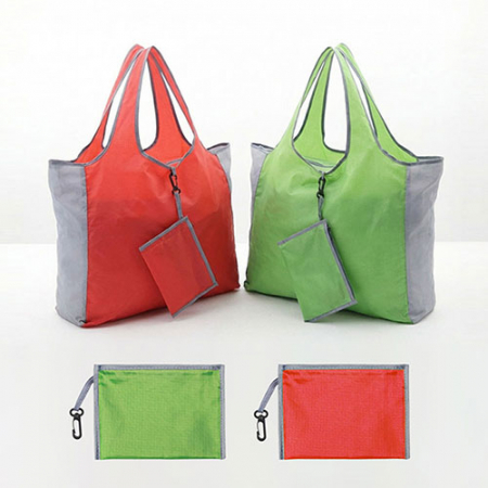 투톤 빅사이즈 접이식 장바구니 #2