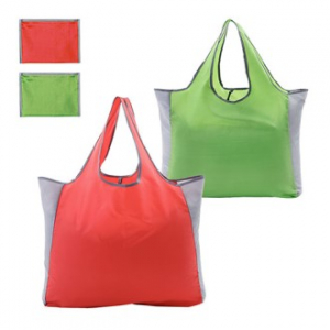 투톤 빅사이즈 접이식 장바구니