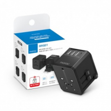 브리큐 USB 4포트 여행용멀티 플러그 어댑터
