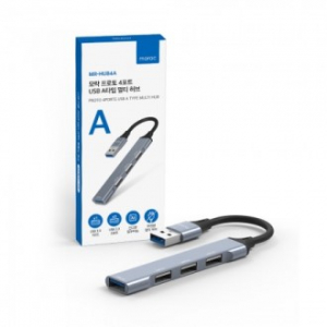 모락 MR-HUB4A 프로토 4포트 USBA 타입 멀티 허브 MS