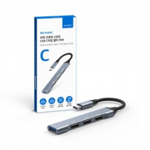 모락 MR-HUB4C 프로토 4포트 USB C타입 멀티 허브 MS