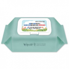 녹색나라 민트그린 물티슈(50매) 캡형