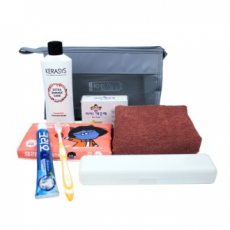 케라시스 샴푸 + 크리오 여행용치약 칫솔세트 + 카카오 여행용티슈 + 아이깨끗해 비누 + 피에르가르뎅 타올 여행용세트