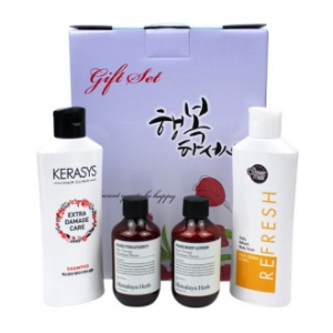 Nard(나드) 바디로션 + Nard(나드)트리트먼트 + 케라시스 샴푸 + 샤워메이트 바디워시 4종세트