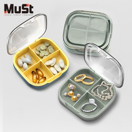 뮤스트 4칸 휴대용 알약케이스 컬러인쇄 가능 #2