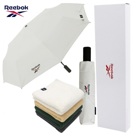리복 3단60 완전 자동 암막 우산 + 200g 코마사 타올 세트 #2