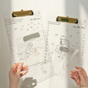 나는용 CJH657 아크릴 클립보드 서류바인더