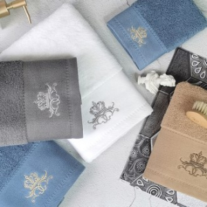 나는용 CJH805 티아라 자수 수건 180g