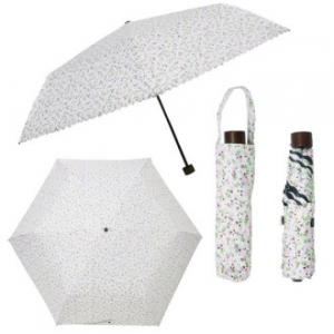 엘르 50 꽃길 UV차단 암막 3단 수동우양산