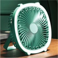 써큘레이터 사각 선풍기, 데스크탑 선풍기, 탁상용 선풍기, 책상용선풍기, 무드등기능 15cm중형날개