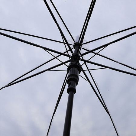 8K 투명 비닐 장우산, 골프우산, 튼튼한 고급 자동우산 #4