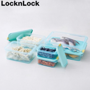 락앤락 105s6 프리저 핏 냉동실 정리 밀폐용기 초보 세트 6P