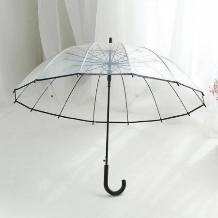 튼튼한 16K 투명 비닐 장우산 #6