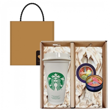 스타벅스 리유저블 16온스 씨프렌지 캔디 선물세트 그라프트박스 #2
