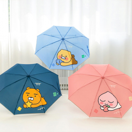 캐릭터 포인트 3단 자동 우산 #5