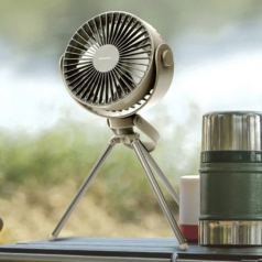 스마텍 멀티 캠핑용 무선선풍기, 탁상용 스탠드 선풍기