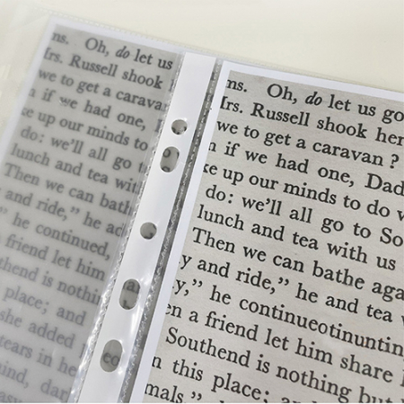 클리어 파일 리필 속지 0.8T 20매입 #3