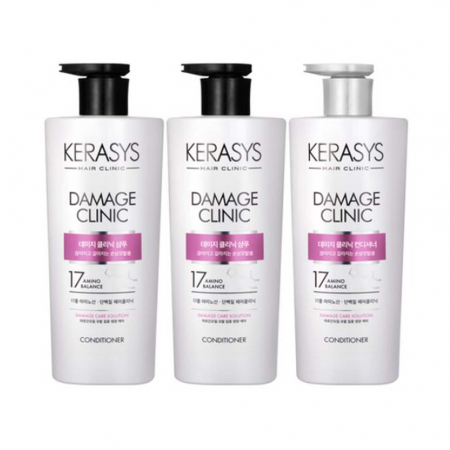 애경 케라시스 데미지 클리닉 샴푸 750ml x 2개 + 린스 1세트 #2