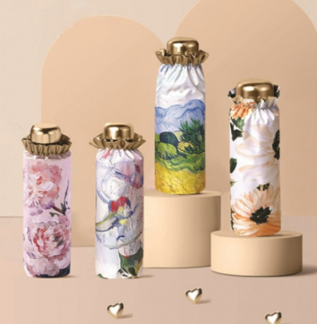 플라워 고급 초경량 양우산 초소형 5단 우양산, 미니 양산 #3