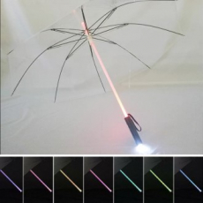 포유렐라 대형 LED 우산 광선검 튼튼한 장우산