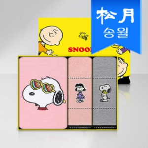 송월 스누피 비치+세면 기프트세트(선글라스 50비치 타올 1+프렌즈 타올 2)