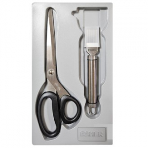 에쉐르고급가위+파채칼2종세트