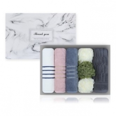 포레스트 르블랑 선물세트 호텔타올 30수 150g 3장 + 샤워볼 3개 + 면 발매트 1장