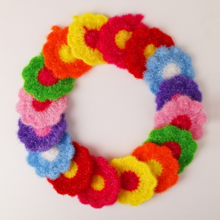 핸드메이드 플라워 수세미 #2