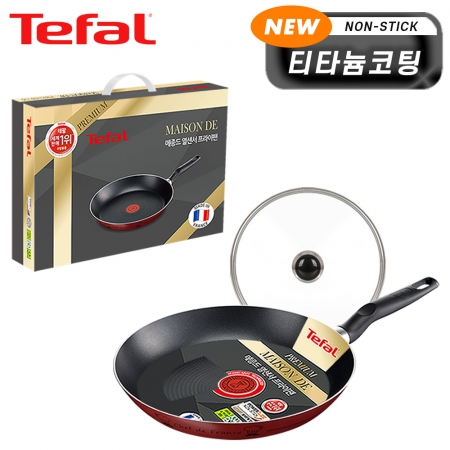 테팔 뉴메종드 티타늄 프리미엄 프라이팬 28cm+유리뚜껑 CT1-NMFP8G #2