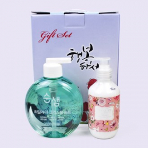 히말라야 크리스탈 솔트 주방세제 + 부케가르니 펌핑 핸드크림 2종 세트