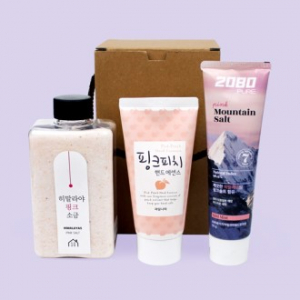히말라야 핑크 솔트 치약 + 히말라야 핑크 소금 + 과일나라 핸드크림 세트