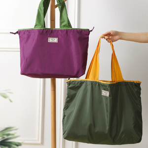 B033 폴더블 빅스트링 숄더백 캐주얼가방 인쇄 주문제작