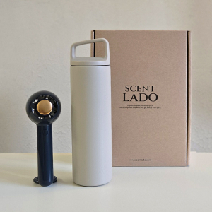 센트라도 미니링 핸디선풍기+타임 핸들텀블러세트