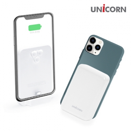 유니콘 5000mAh 일체형 도킹형 흡착식 갤럭시용 아이폰용 미니 보조배터리 PB-VC5000 #4