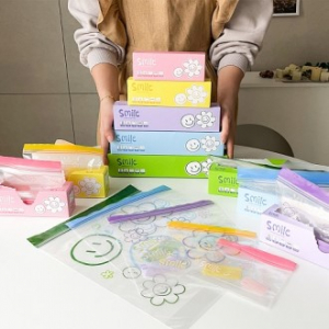 스마일 이중 지퍼백 5종구성 120매