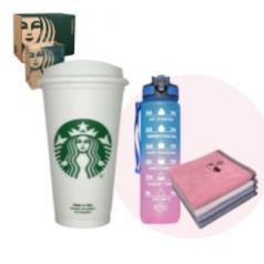 스타벅스 리유저블컵 그란데 스포츠보틀 스누피핸드타올 기프트박스 선물세트