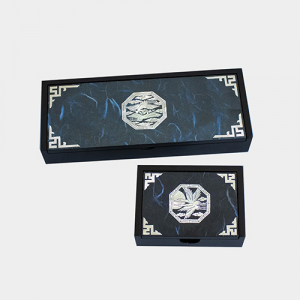 아름누리 한지전통학무늬 필함명함함세트