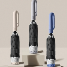 포유렐라 튼튼한 거꾸로 휴대용 3단 암막 접이식 휴대용 자동우산